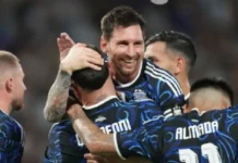 Argentina goleó 5-0 a Zambia y llega firme al Mundial tras su último amistoso